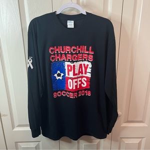 Churchill Chargers Soccer 2018 playoffs T-shirt